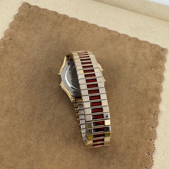 Timex Indiglo Digital Men’s Gold Tone Alarm Chrono Quartz Watch - Picture 6 of 7